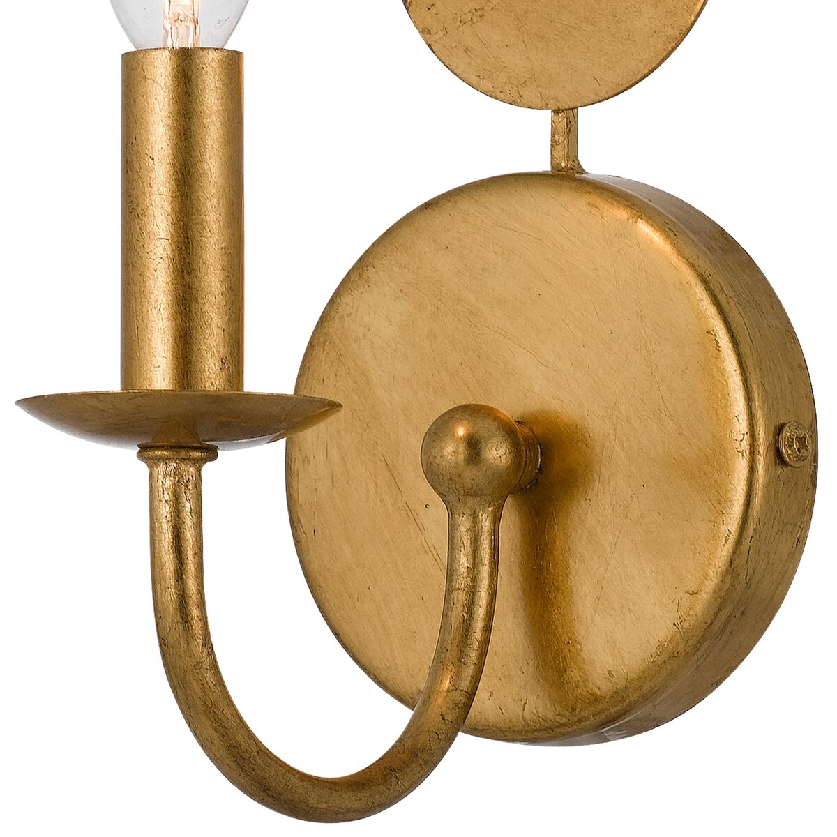 Layla Wall Lamp - Gleaming Brass Discs & Retro Modern Sconce