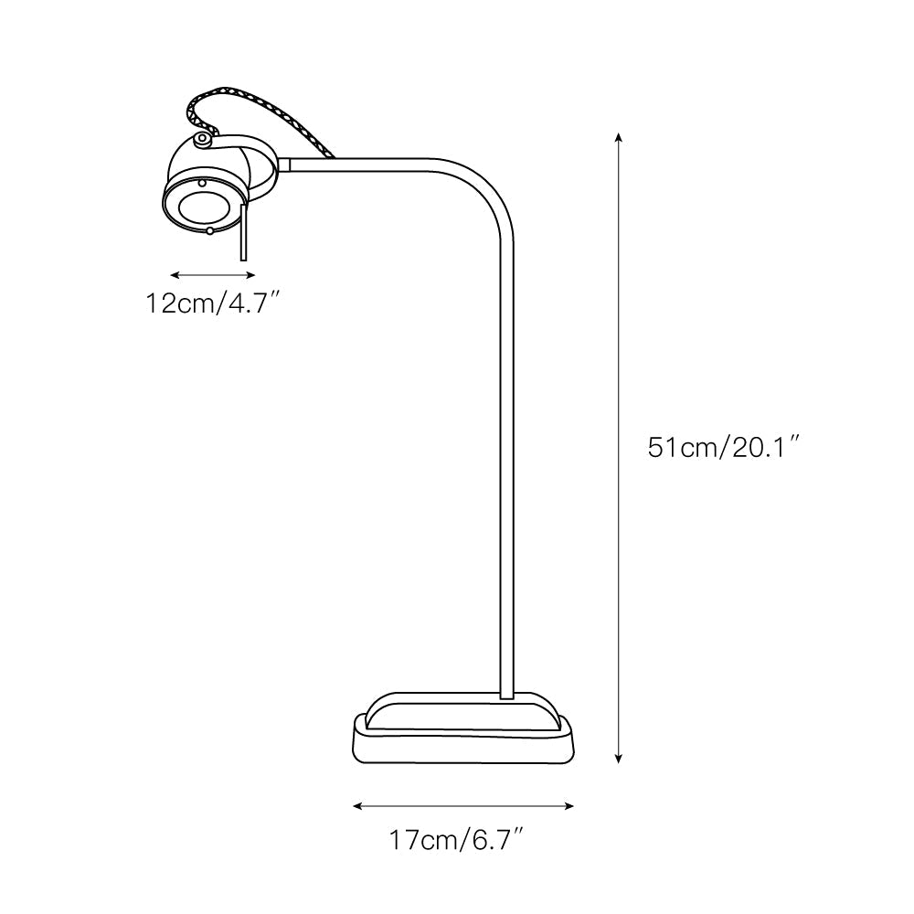 Leipzig Table Lamp - Sleek Metallic GU10 Task & Ambient Desk Lamp