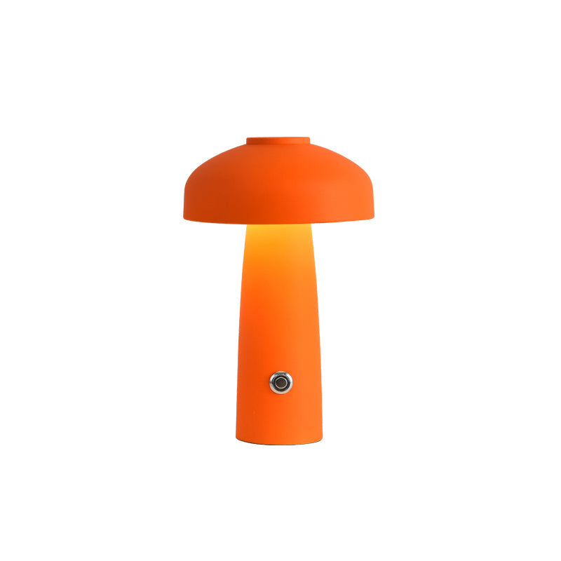 Leon Mushroom Table Lamp - Rechargeable Cordless Metal Accent Light