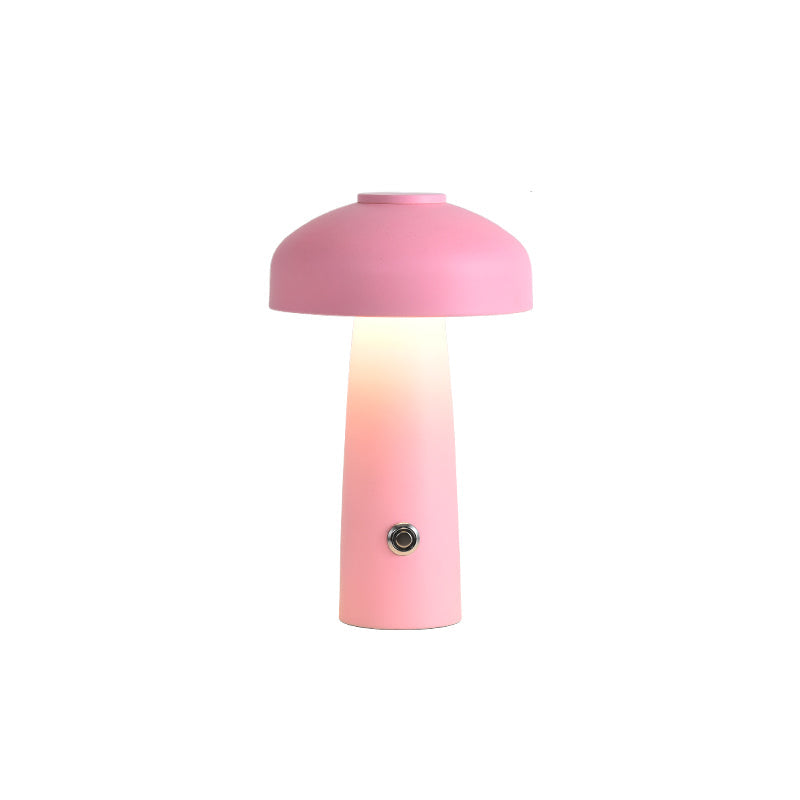 Leon Mushroom Table Lamp - Rechargeable Cordless Metal Accent Light