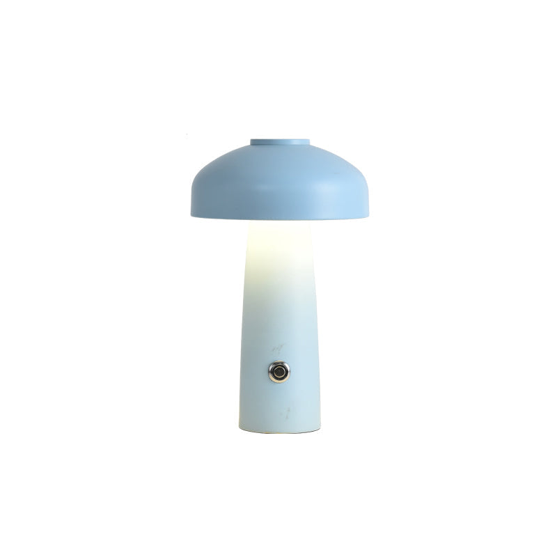 Leon Mushroom Table Lamp - Rechargeable Cordless Metal Accent Light