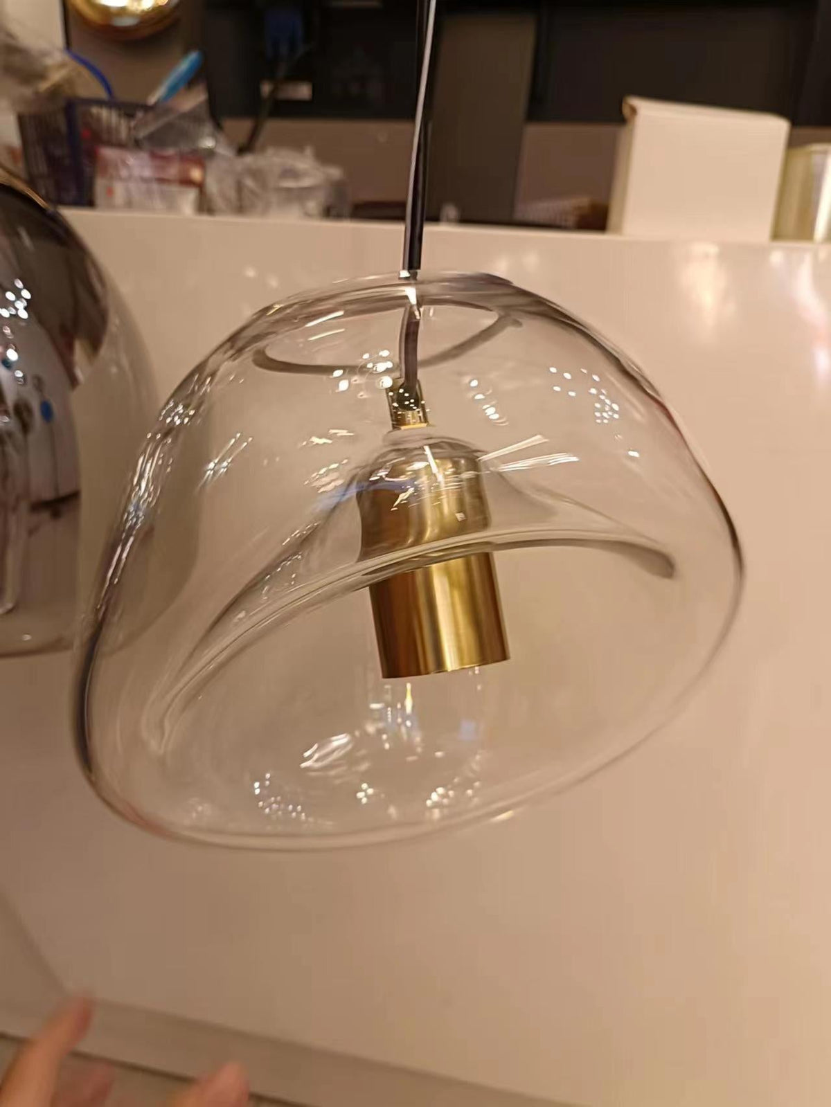 Lightbody Pendant Light - Free-Blown Handcrafted Artisanal Glass Pendant