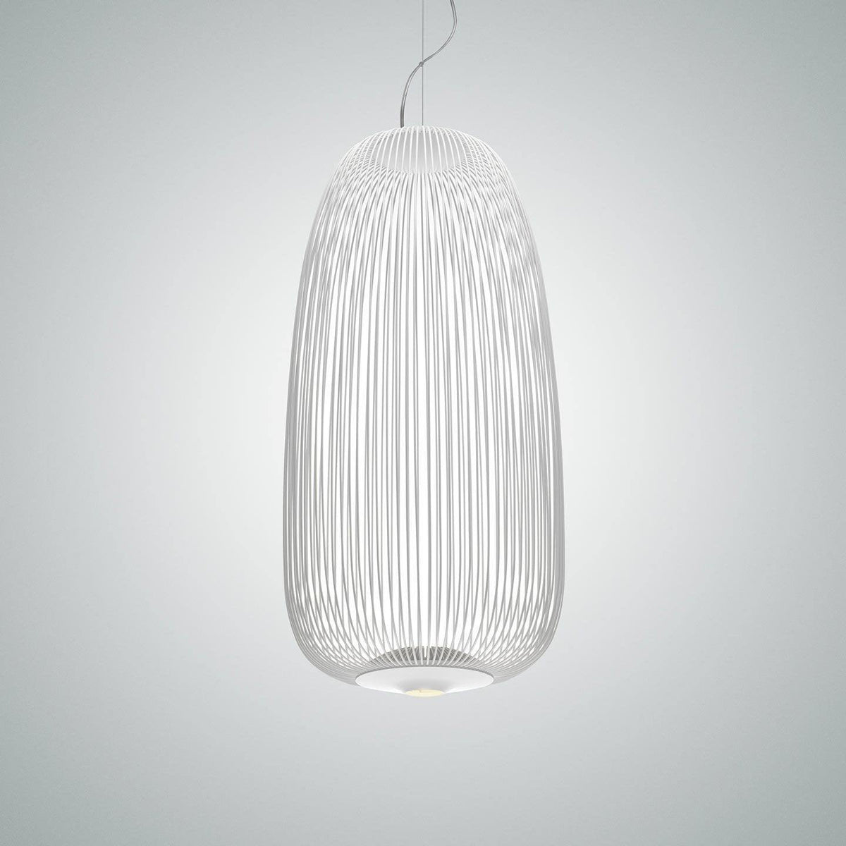 Spokes Cage Pendant Lamp - Wire Cage Geometric Overhead Light | Modern Aviary LED Pendant