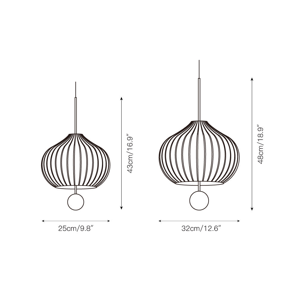Lilli Pendant Lamp - Floral Hand-Blown Opal Glass & Brass Pendant