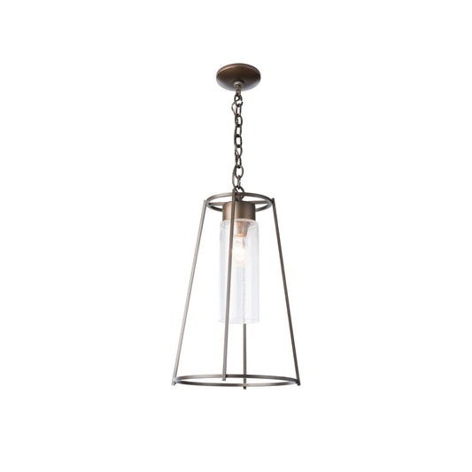 Loft Outdoor Pendant Lamp - Classic Lantern Glass & Wrought Iron Pendant