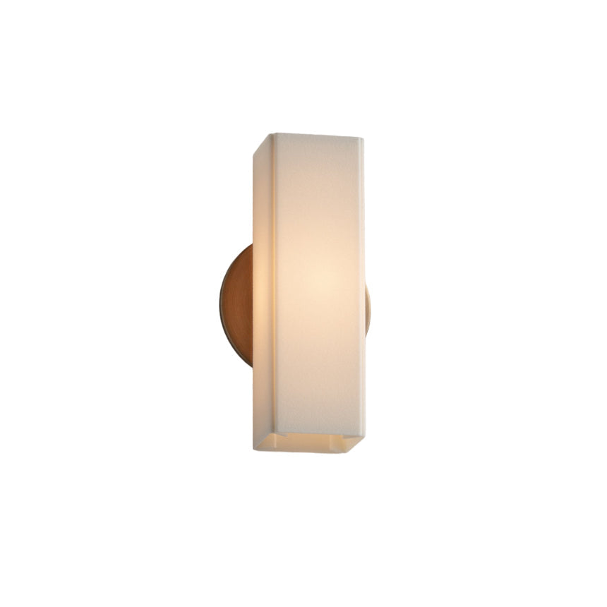 Loir Wall Lamp - Brushed Black Brass & Polymer Geometric Sconce
