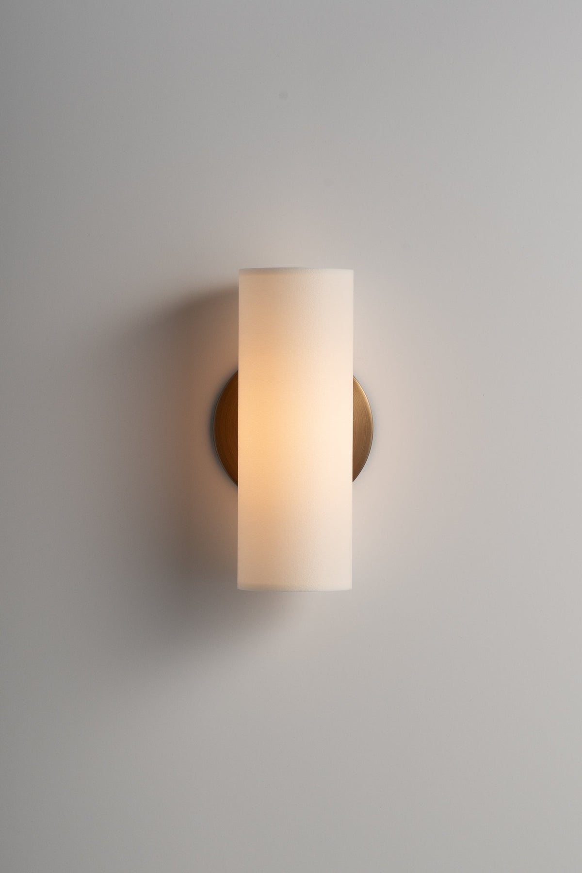 Loir Wall Lamp - Brushed Black Brass & Polymer Geometric Sconce