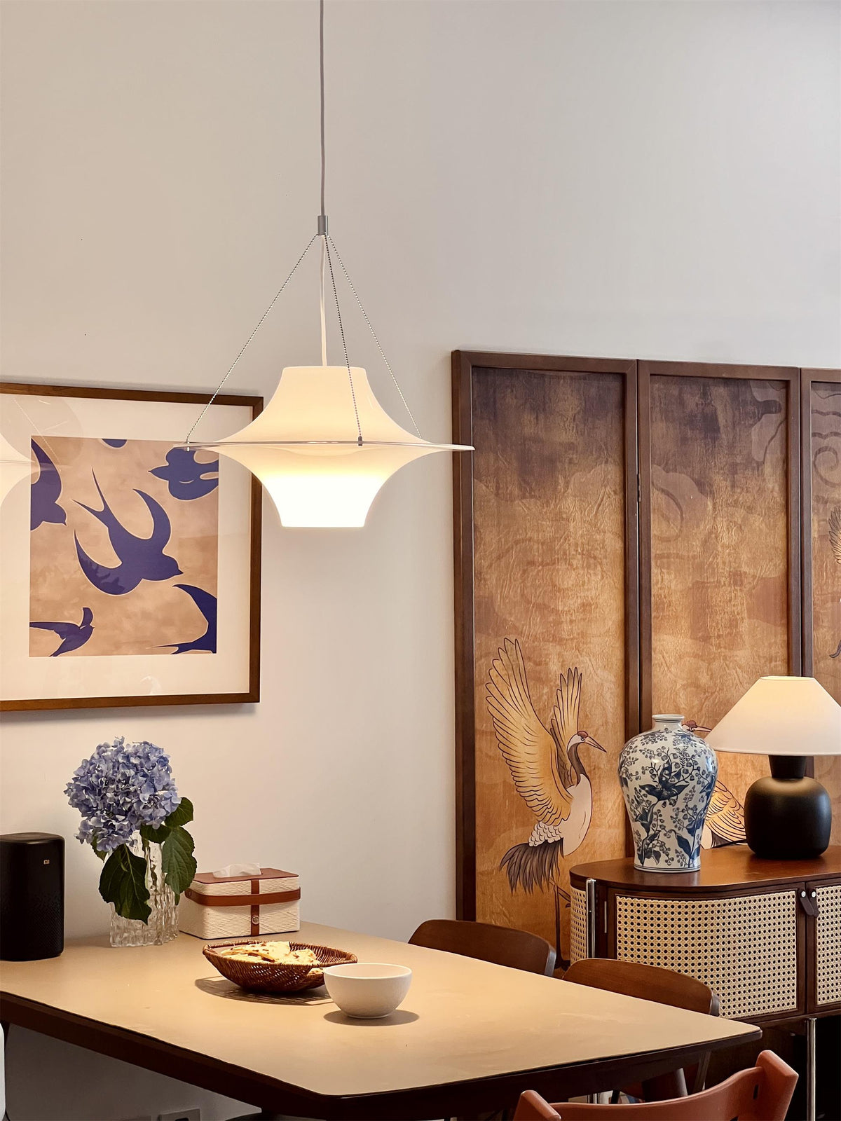 Lokki Pendant Lamp - Iconic Nordic Acrylic Wavy Seagull Pendant Light