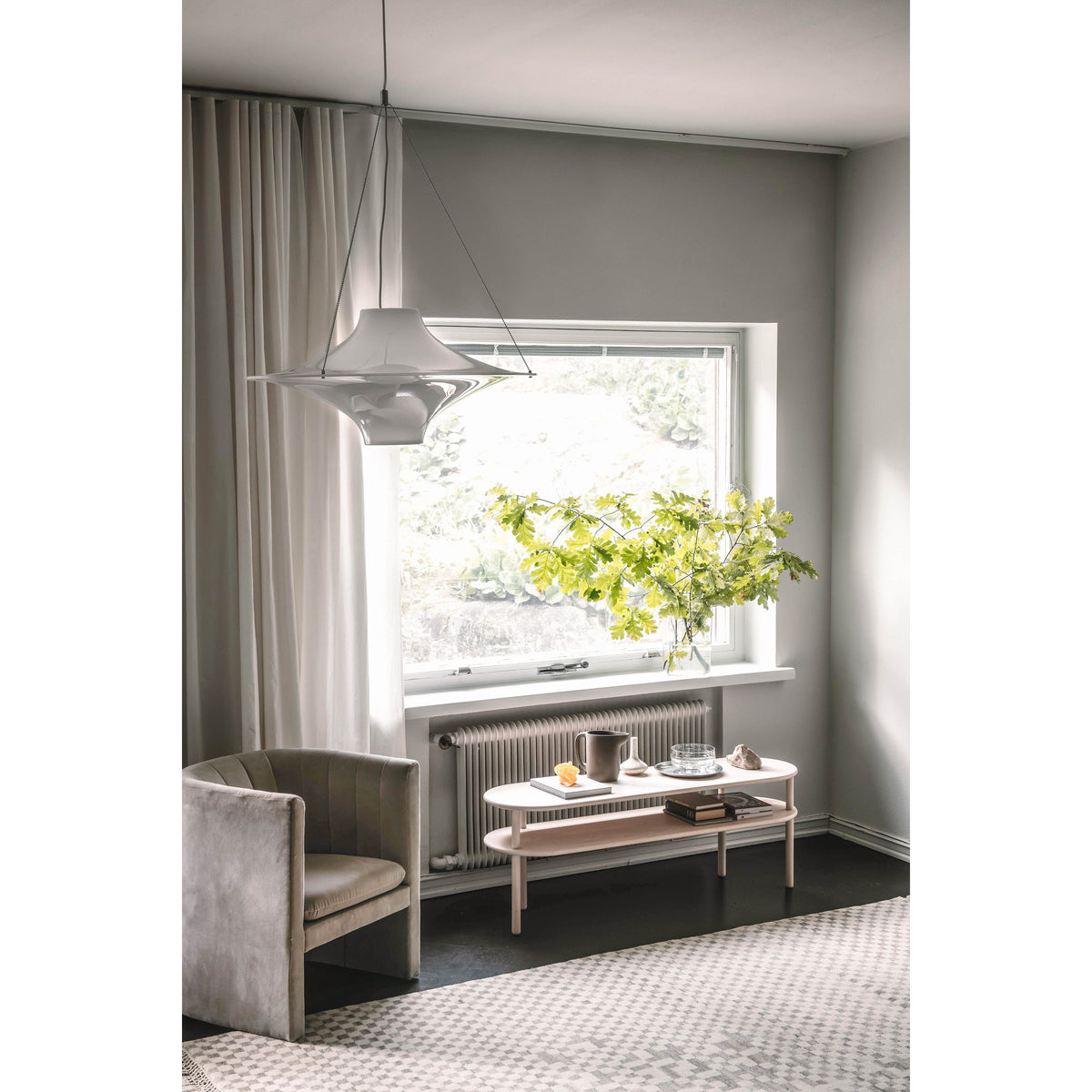 Lokki Pendant Lamp - Iconic Nordic Acrylic Wavy Seagull Pendant Light