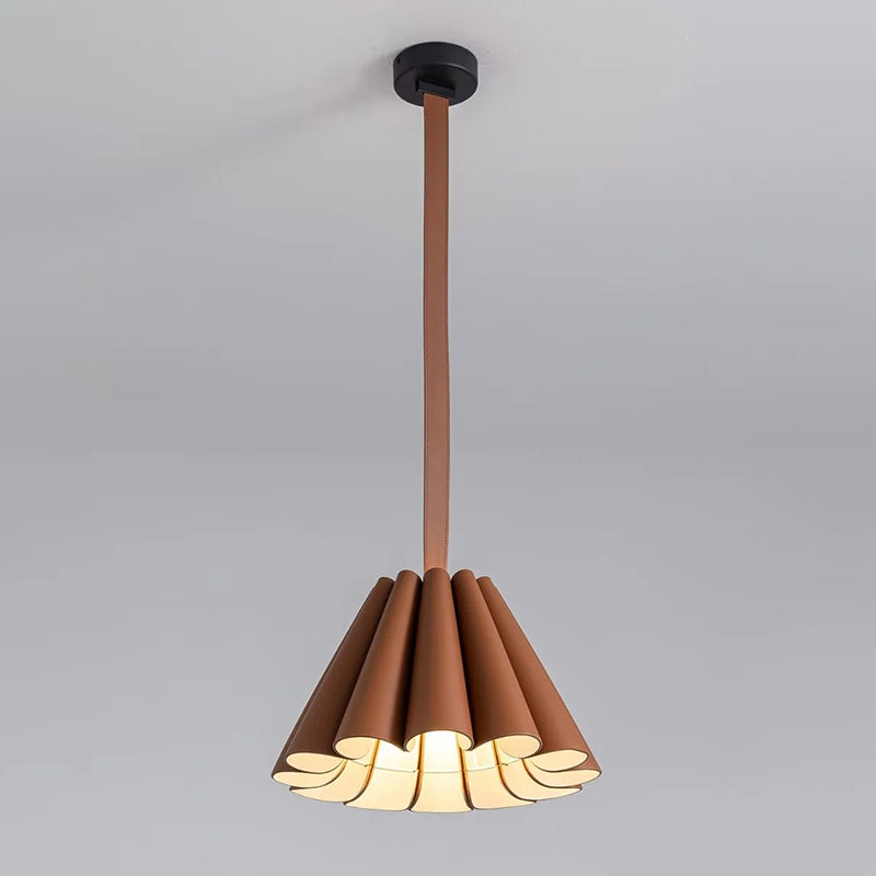 Lora Pendant Lamp - Genuine Leather & Iron Suspension Light