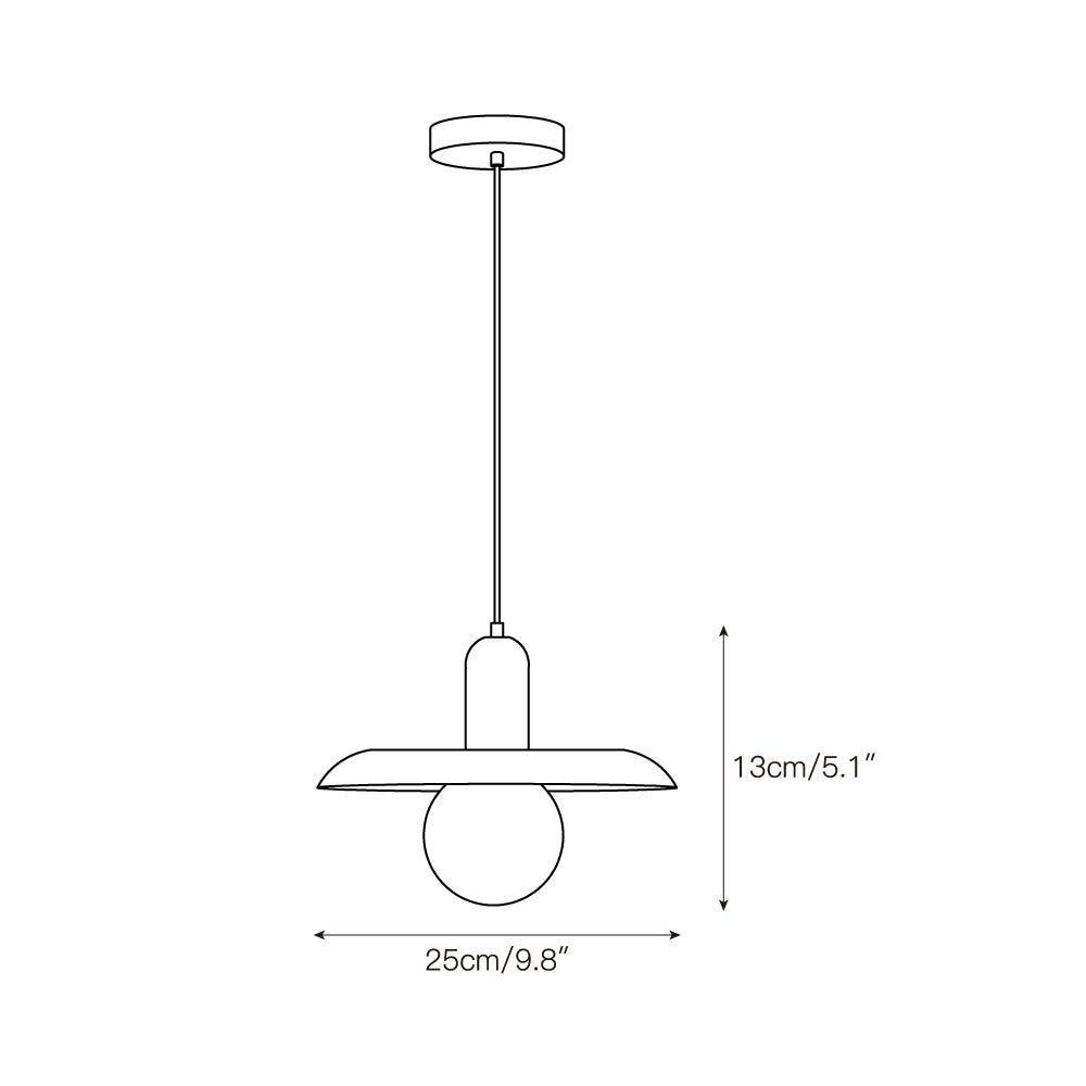 Lu Pendant Lamp - Carved Bulgari Marble & Metal Dome Pendant