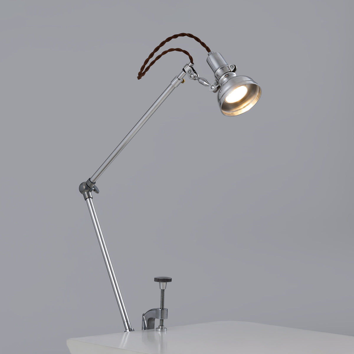 Lumina Articulated Table Lamp - Die-Cast Aluminum Precision Desk Lamp