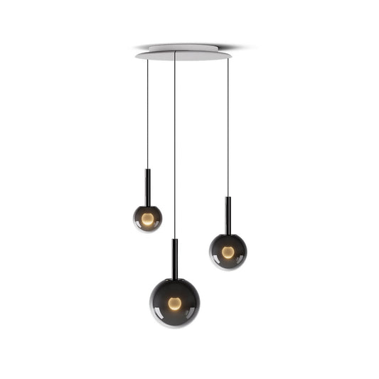 Luna Sospeso Cloud Pendant Lamp - Floating Glass LED Constellation Light