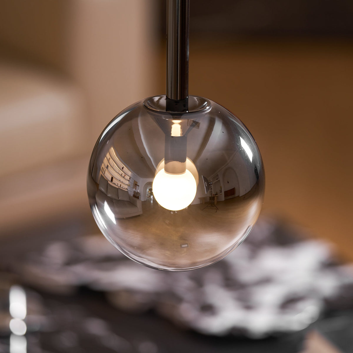 Luna Sospeso Cloud Pendant Lamp - Floating Glass LED Constellation Light