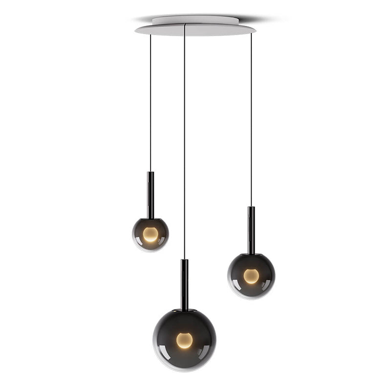 Luna Sospeso Cloud Pendant Lamp - Floating Glass LED Constellation Light