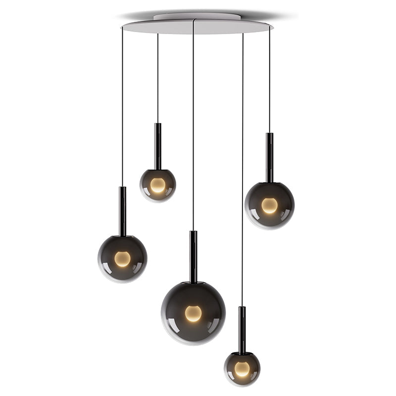 Luna Sospeso Cloud Pendant Lamp - Floating Glass LED Constellation Light