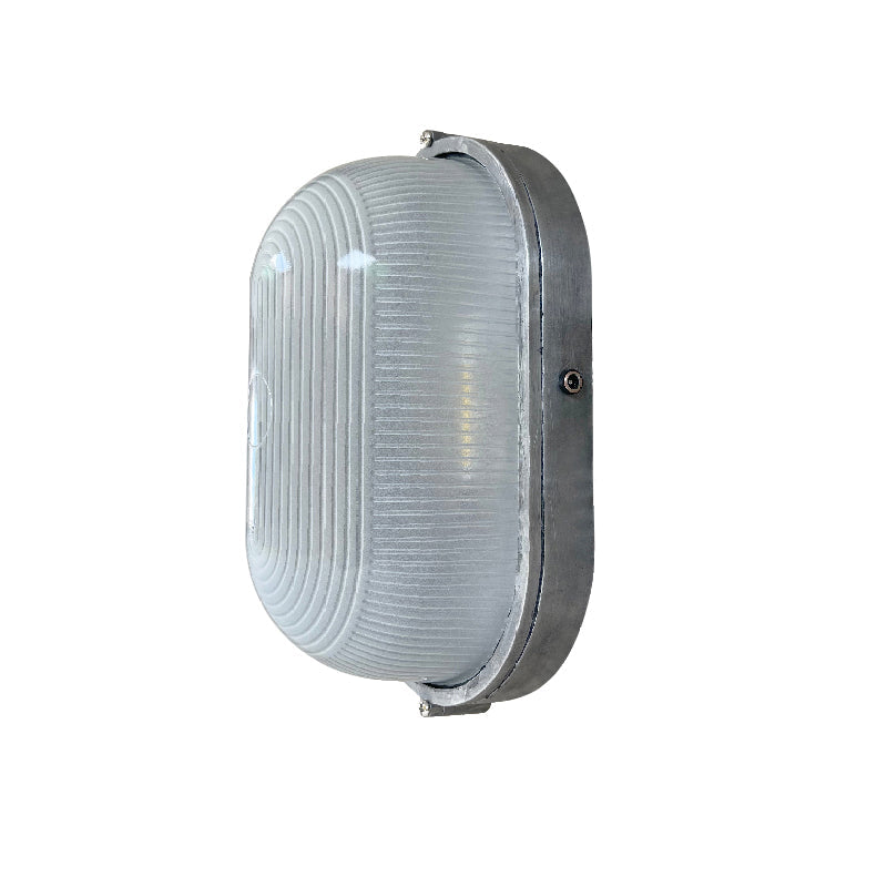 Lutec Echo Sconce - Heavy-Duty Aluminum & Glass Outdoor Bulkhead Light