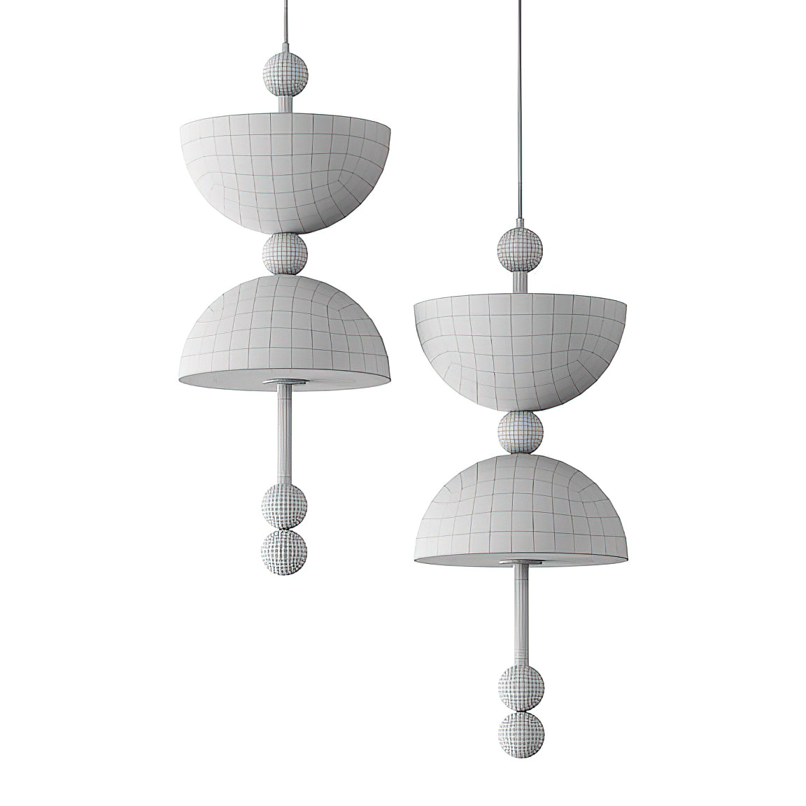 Lyra Alabaster Pendant Lamp - Natural Spanish Alabaster & Solid Brass LED Pendant