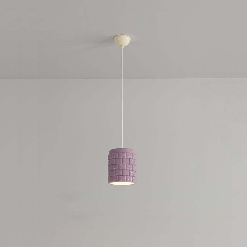 Lysne Girl Pendant Lamp - Modern Geometric Resin LED Pendant