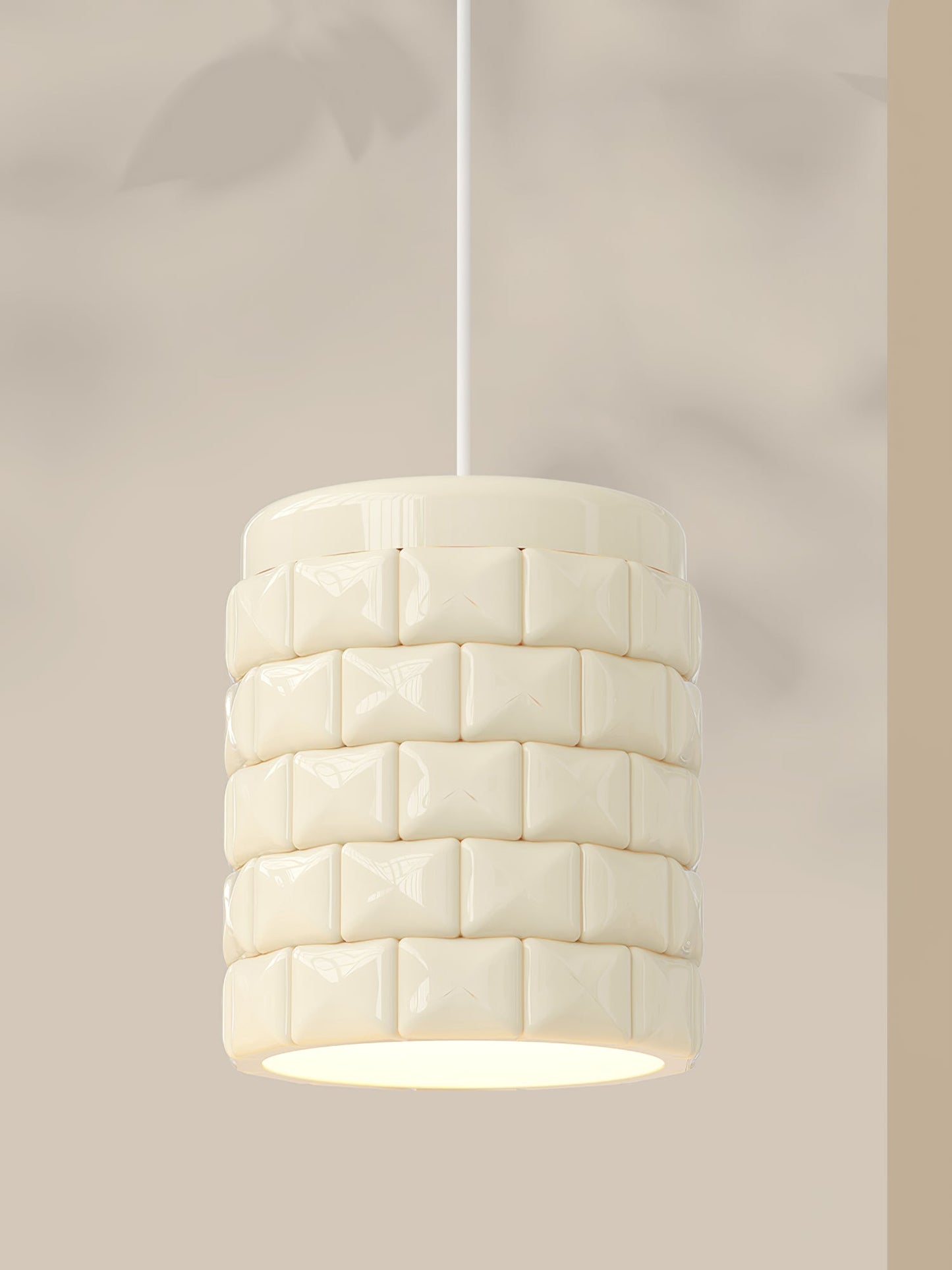 Lysne Girl Pendant Lamp - Modern Geometric Resin LED Pendant