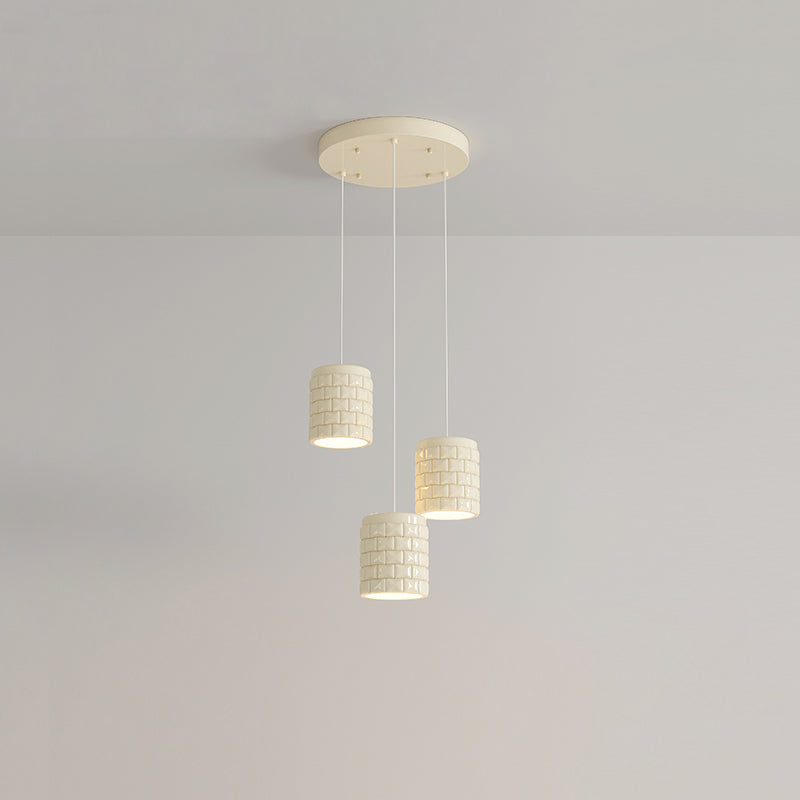 Lysne Girl Pendant Lamp - Modern Geometric Resin LED Pendant