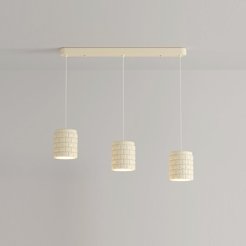 Lysne Girl Pendant Lamp - Modern Geometric Resin LED Pendant