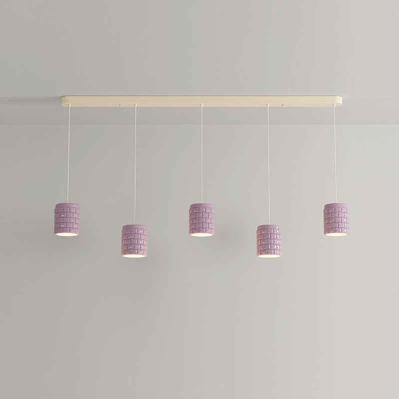 Lysne Girl Pendant Lamp - Modern Geometric Resin LED Pendant