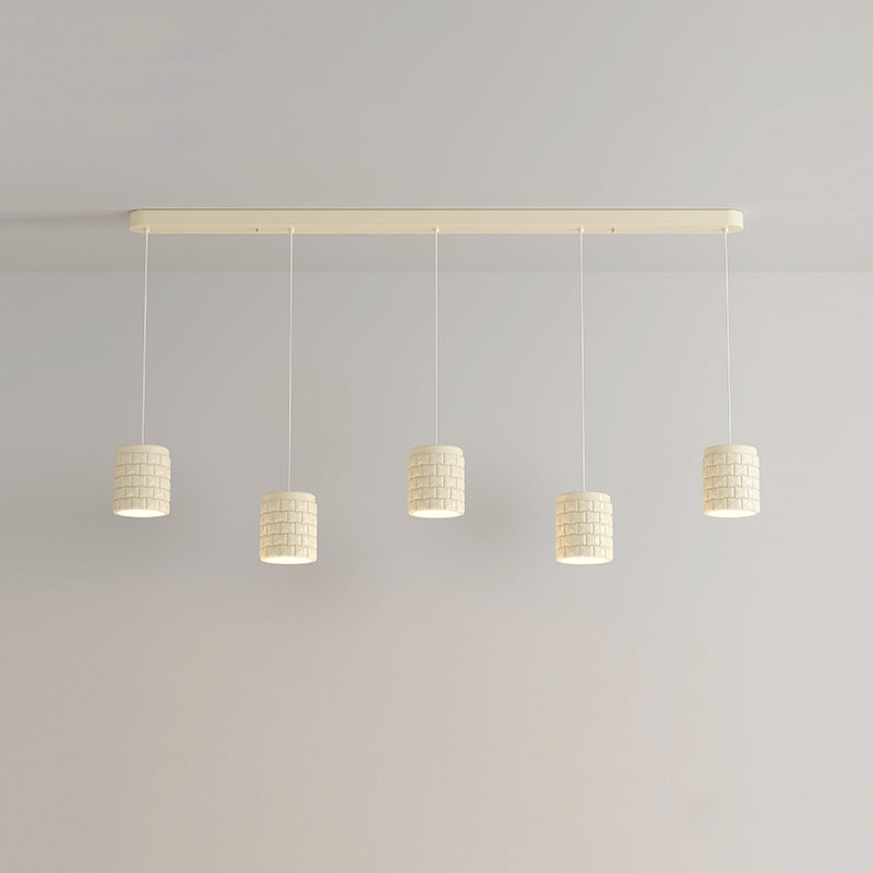 Lysne Girl Pendant Lamp - Modern Geometric Resin LED Pendant