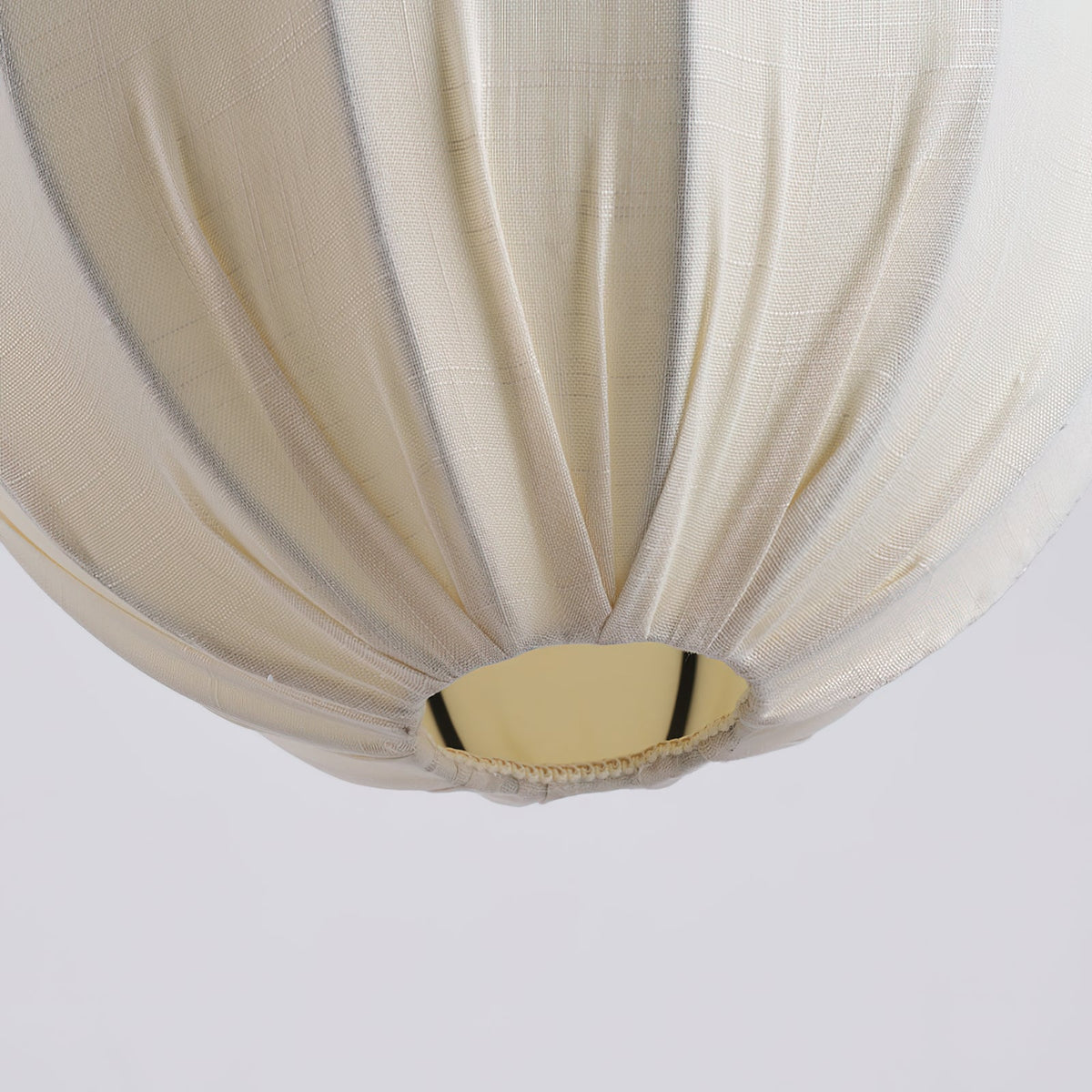 Made Kenroy Pendant Lamp - Handcrafted White Linen Drum Pendant