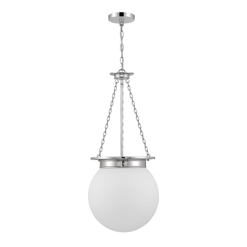 Manor Pendant Lamp - Refined Brass & Glass Architectural Pendant