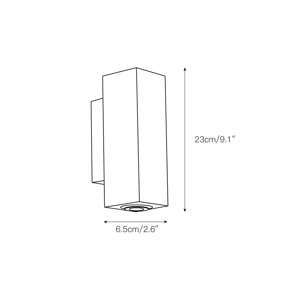 Marec Wall Lamp - Solid Wood & Natural Travertine Sconce
