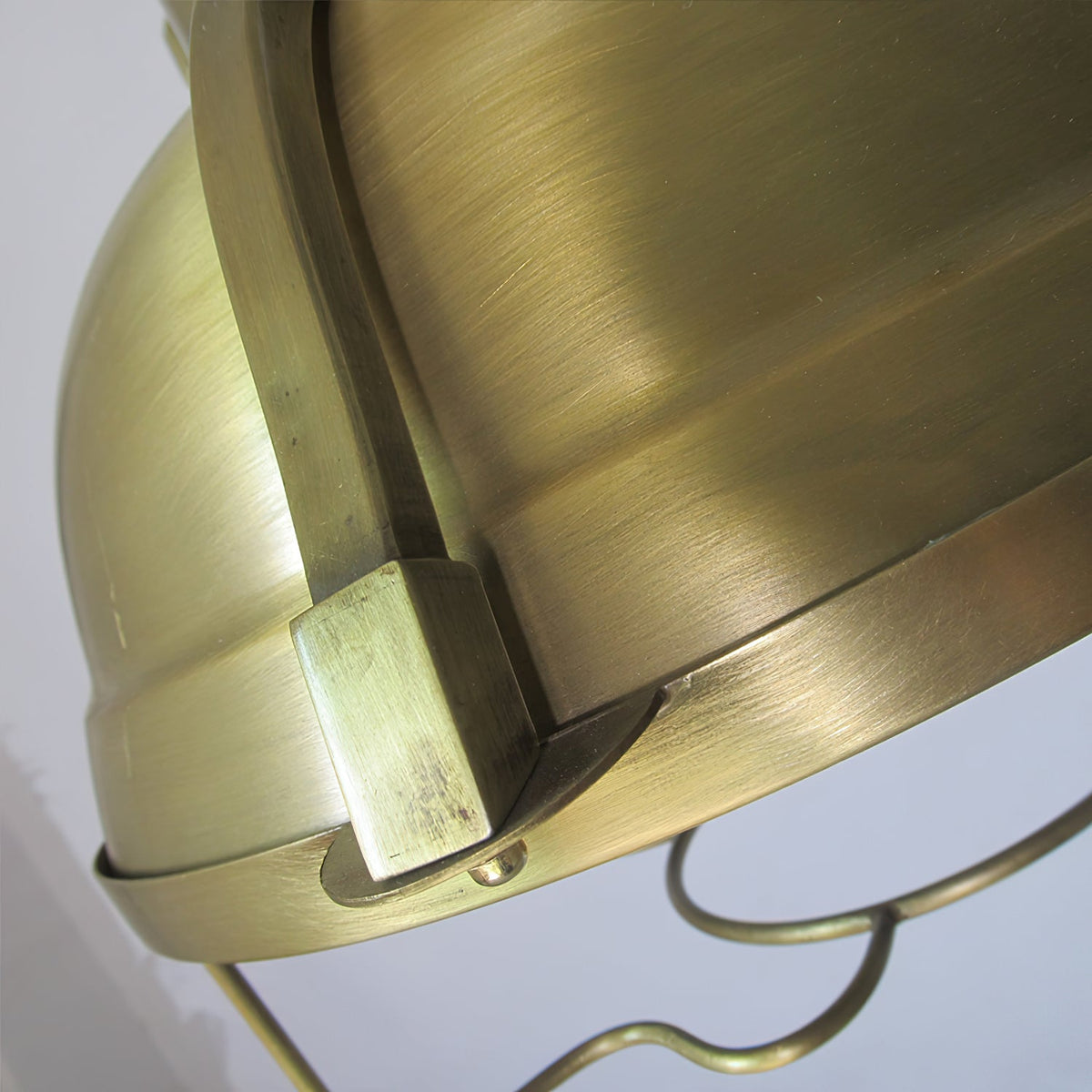 Marina Pendant Light - Texturized Glass Wave Pendant in Bronze & White