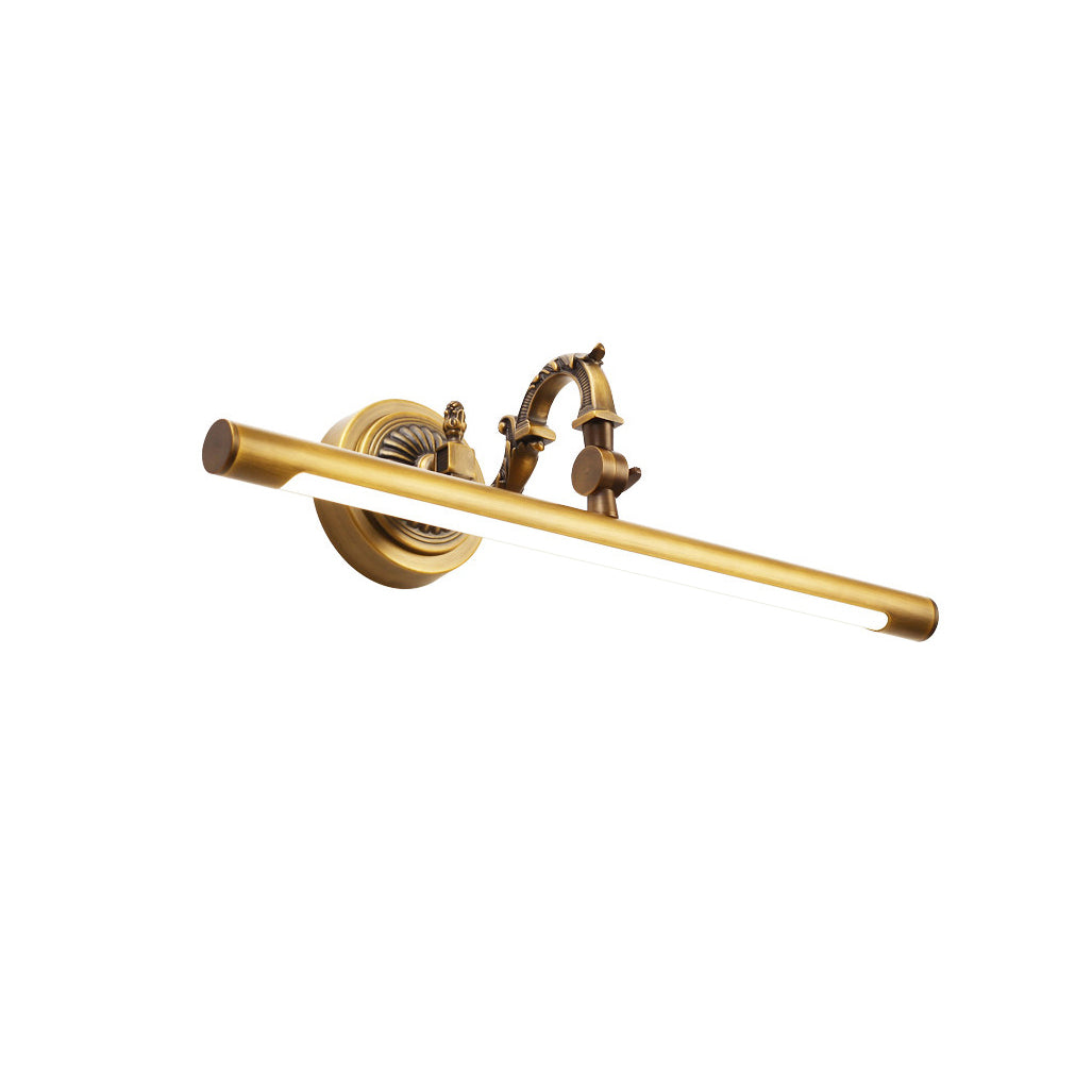 Maytoni Oculus Wall Lamp - Antique Brass Linear LED Vanity Sconce