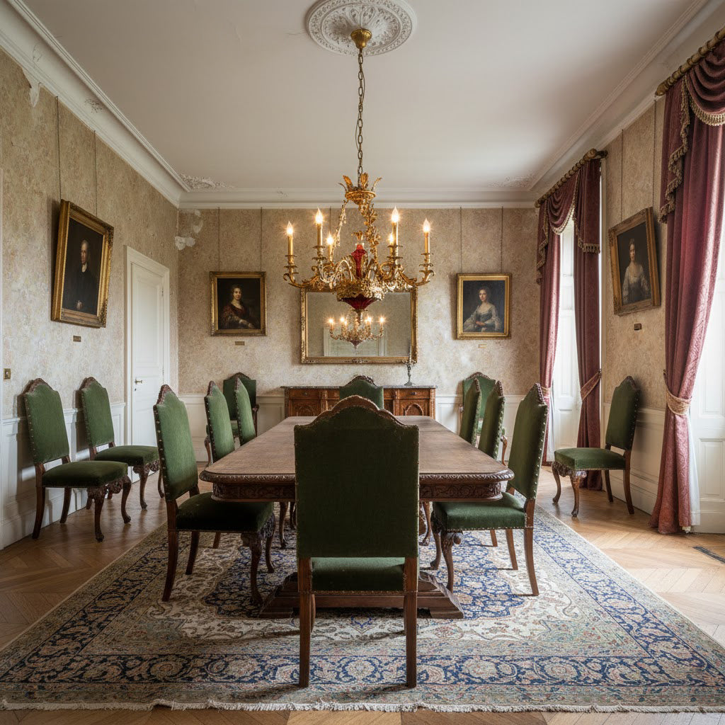 Mazarin Chandelier - Classical Solid Brass & Glass Candelabra Chandelier