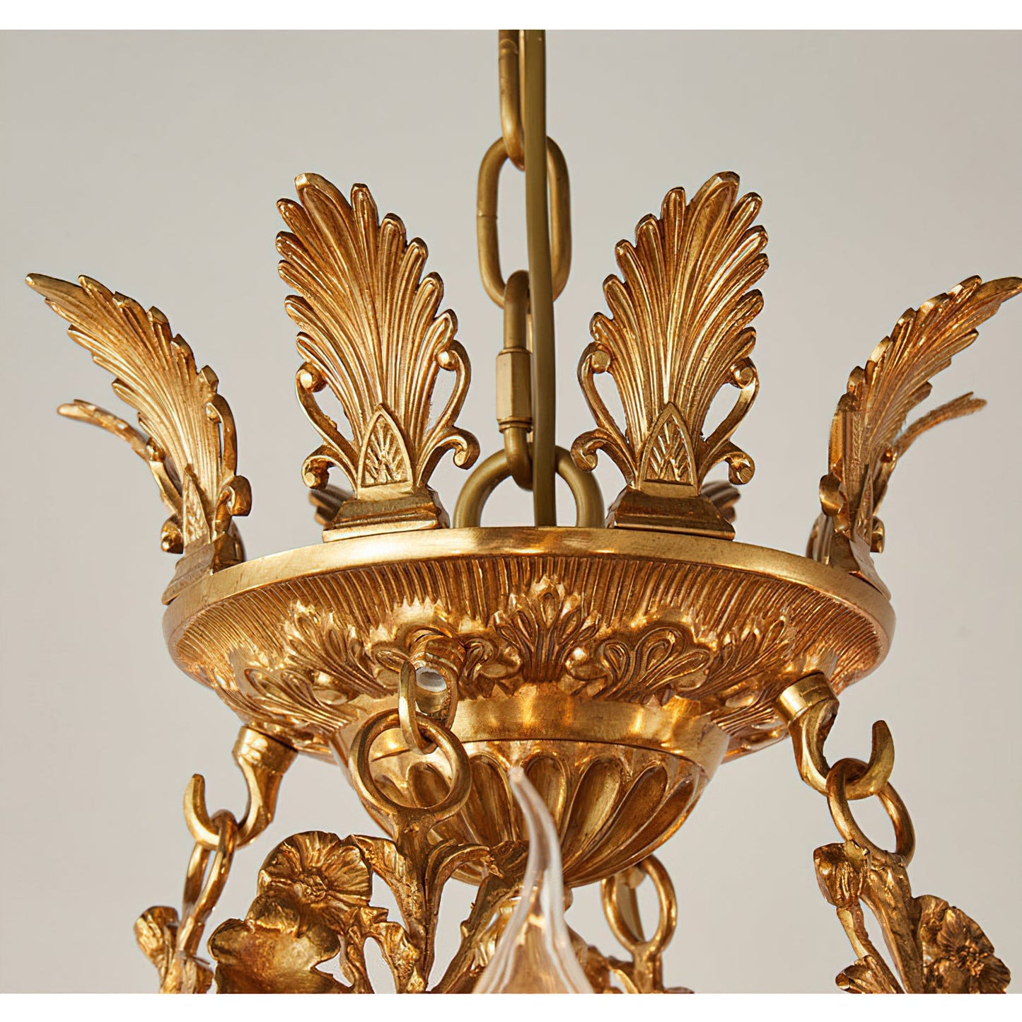 Mazarin Chandelier - Classical Solid Brass & Glass Candelabra Chandelier