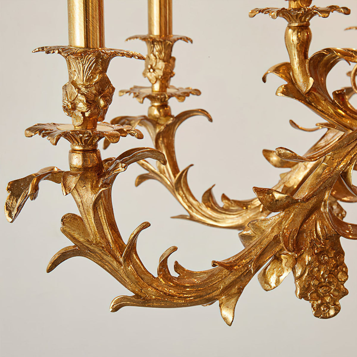 Mazarin Chandelier - Classical Solid Brass & Glass Candelabra Chandelier