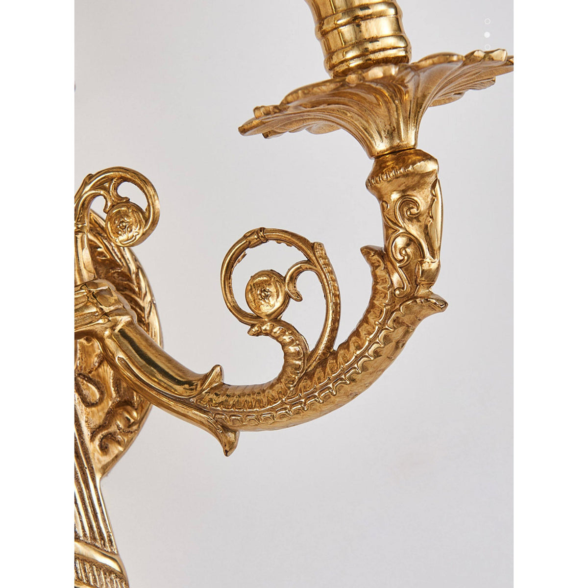 Medazio Wall Lamp - Neoclassical Solid Brass Urn & Swag Wall Sconce