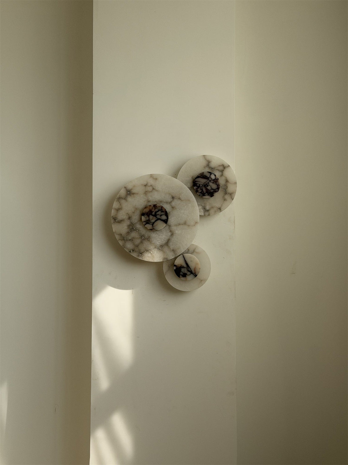 Median Combination Alabaster Wall Lamp - Multi-Head Stone Sconce