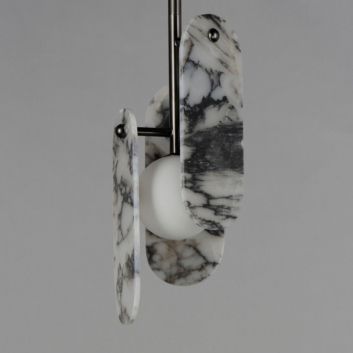 Megalith Marble Pendant Lamp - Bulgari Marble Elliptical LED Light