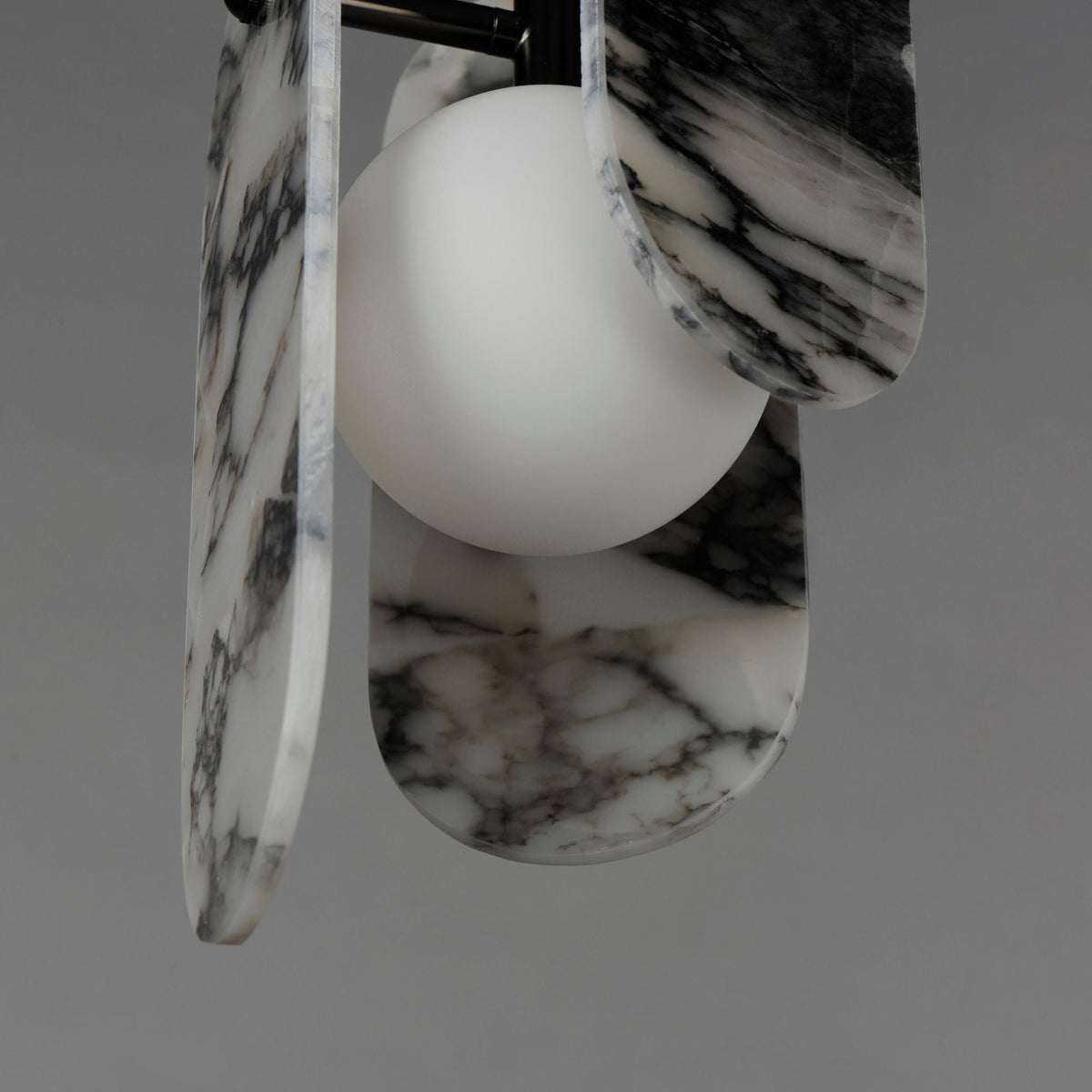 Megalith Marble Pendant Lamp - Bulgari Marble Elliptical LED Light