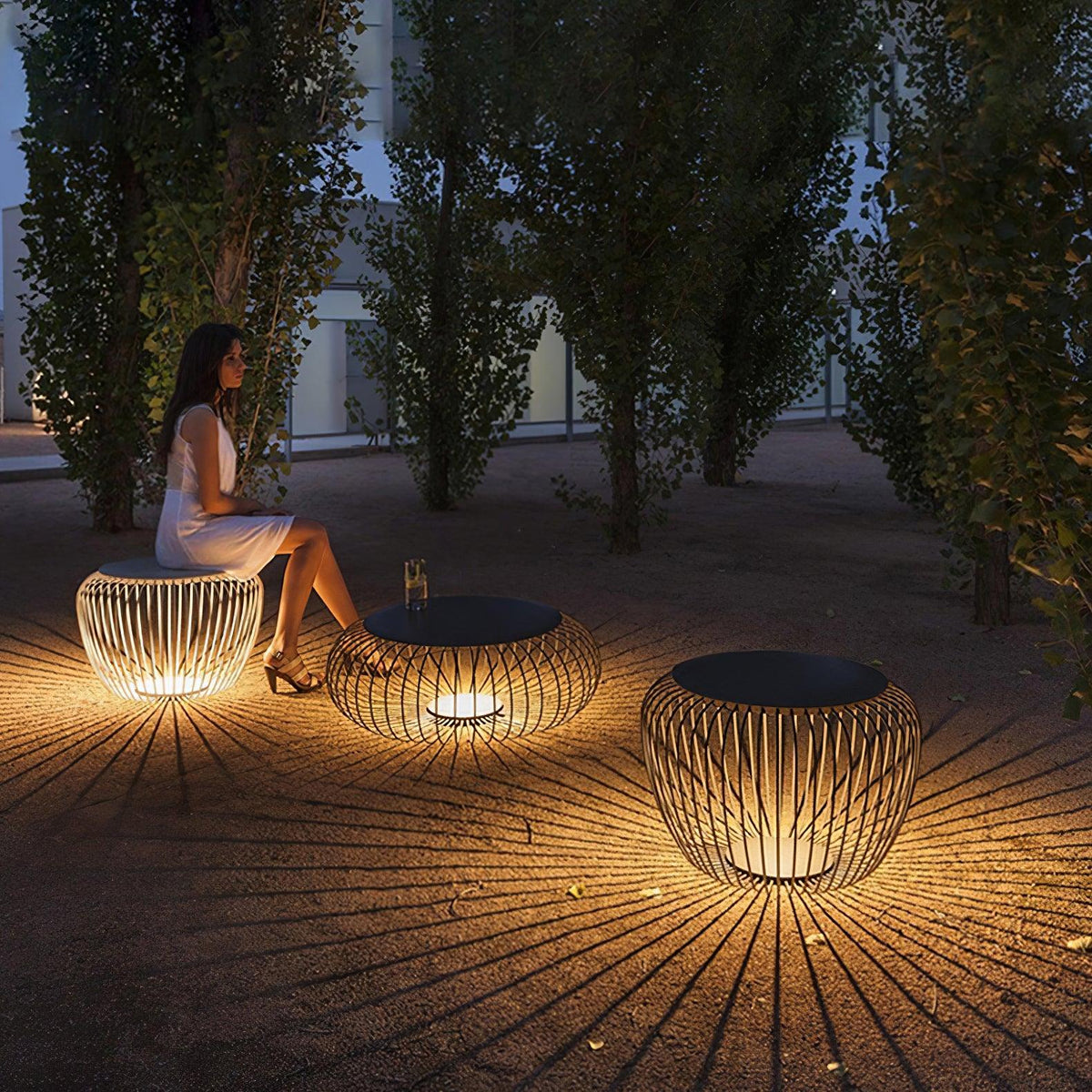 Meridiano Garden Outdoor Light - IP65 Waterproof LED Circular Accent
