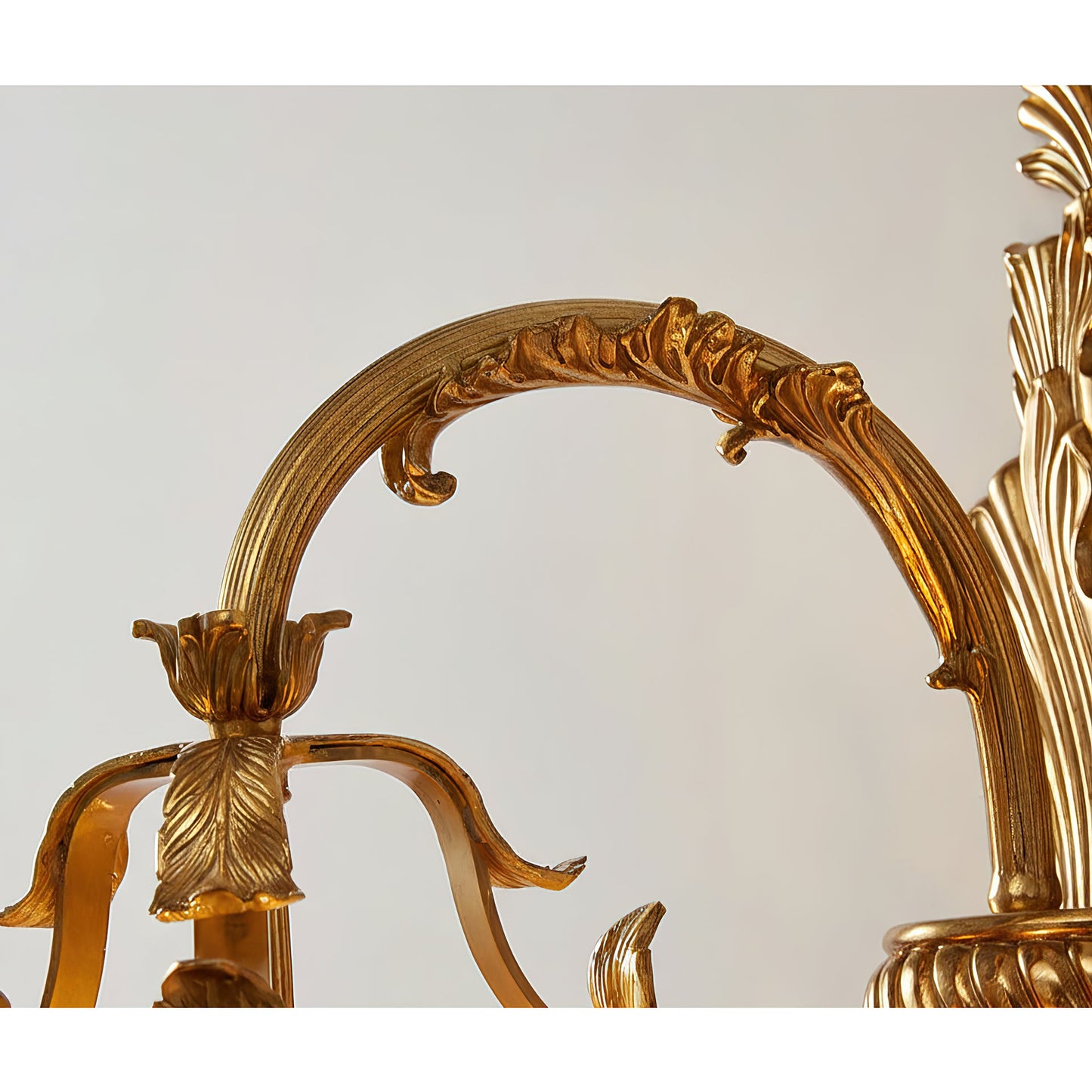 Mesas Brass Wall Lamp - Architectural Brass & Crystal Accent Wall Sconce