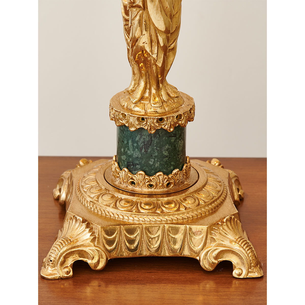 Metamorphosis Table Lamp - Sculptural Brass & Marble Base Light | Bowielight