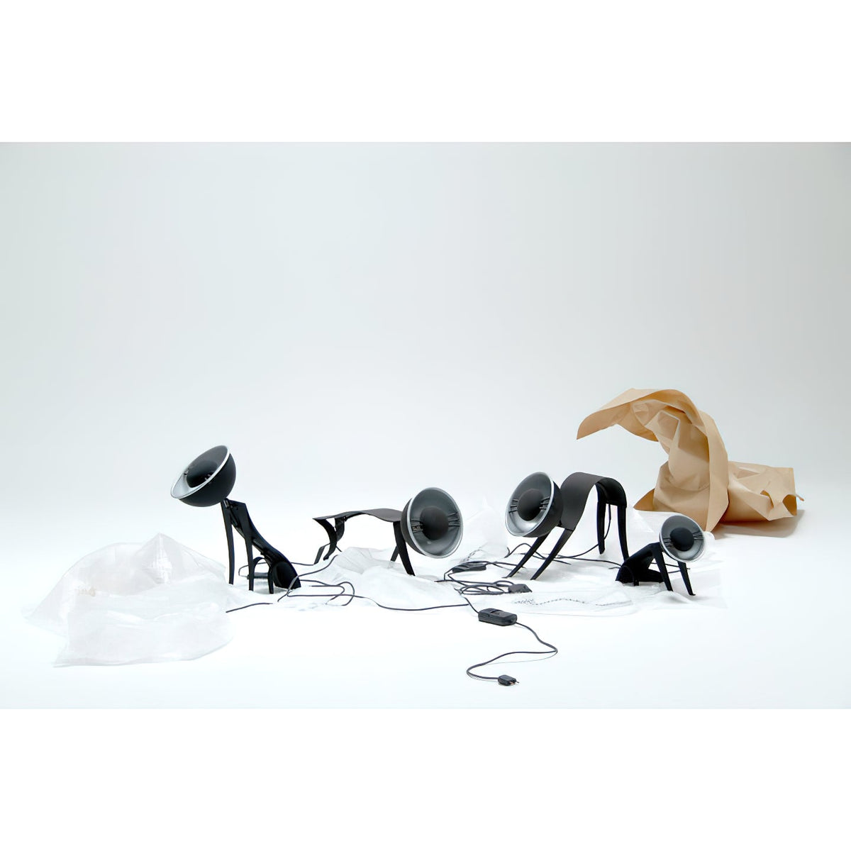 Micha Cat Table Lamp - Playful Metallic Feline Accent Light