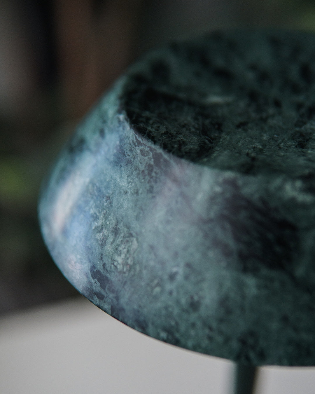Mini Fiore Cordless Table Lamp - Rechargeable Marble & Aluminium Accent Light