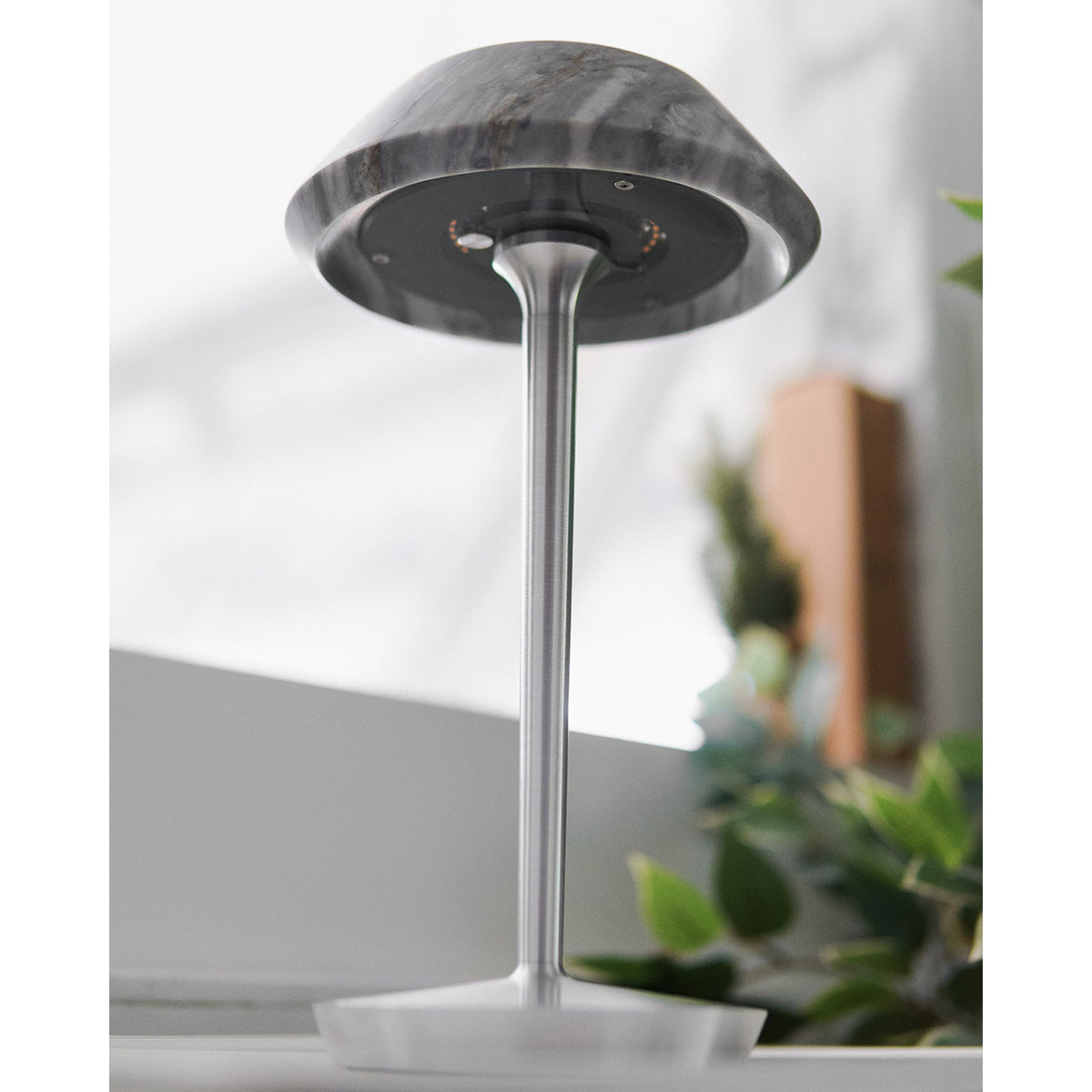 Mini Fiore Cordless Table Lamp - Rechargeable Marble & Aluminium Accent Light