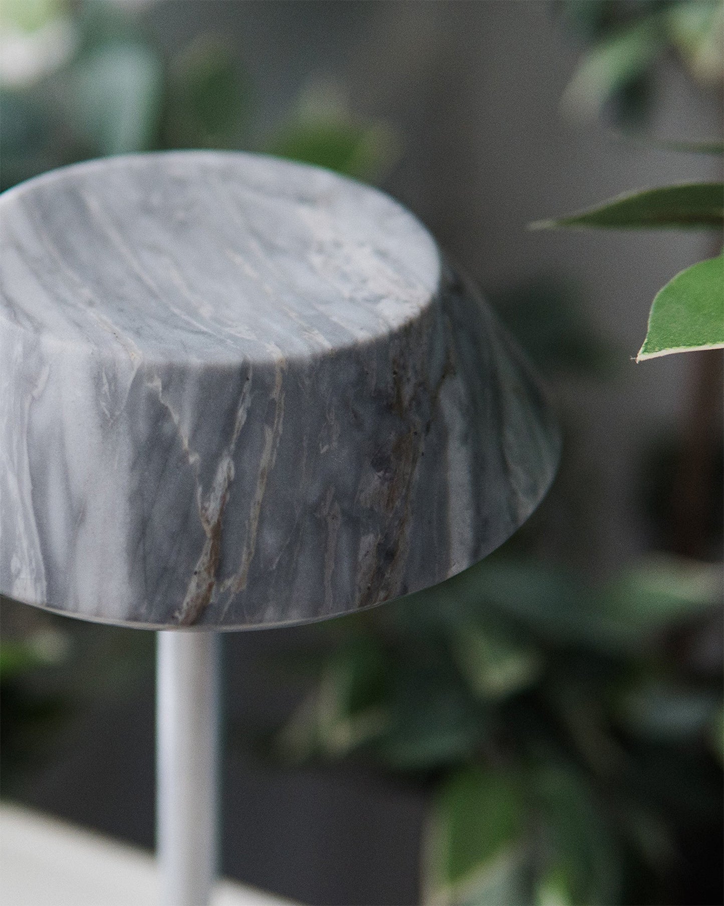 Mini Fiore Cordless Table Lamp - Rechargeable Marble & Aluminium Accent Light