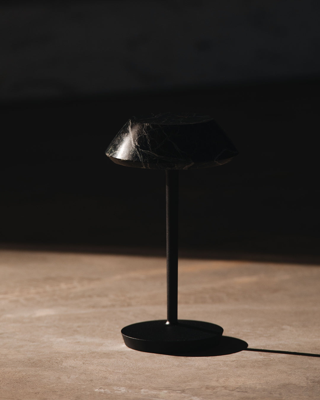Mini Fiore Cordless Table Lamp - Rechargeable Marble & Aluminium Accent Light