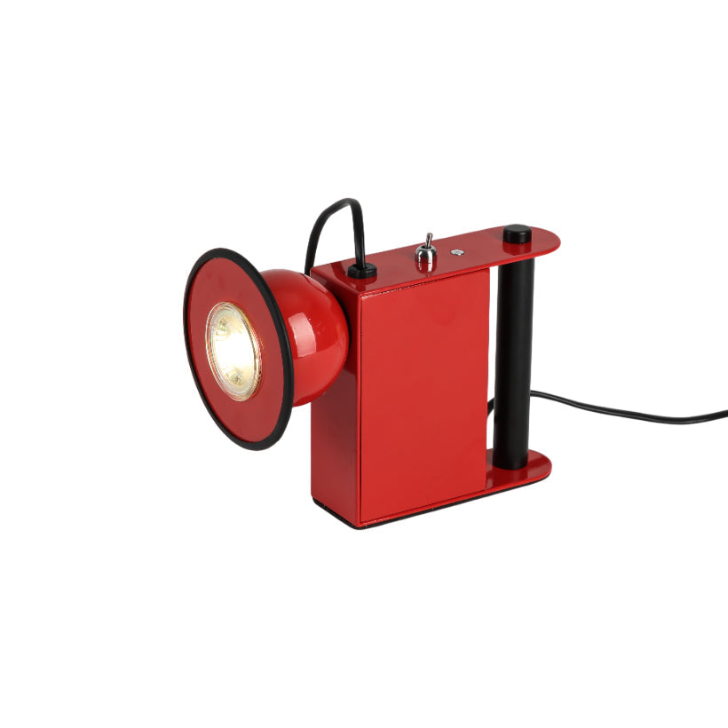 Minibox Table Lamp - Playful Metallic Task Light with Magnetic Head