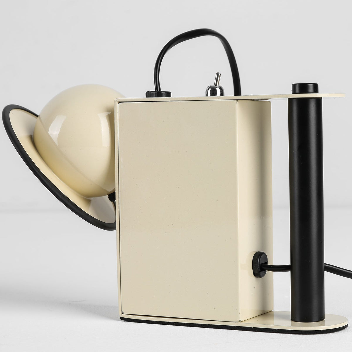 Minibox Table Lamp - Playful Metallic Task Light with Magnetic Head